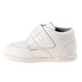 thumbnail image 5 of Smart Step Toddlers' Wide Width Hook and Loop Leather Walking Shoes - White, 5, 5 of 8