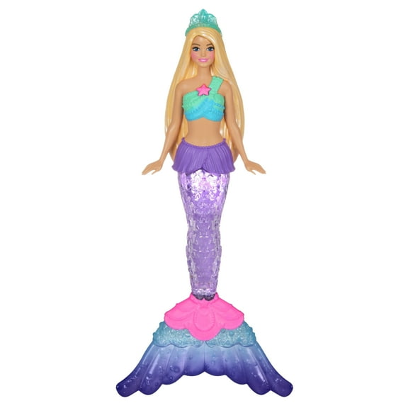 Hallmark Barbie Mermaid Keepsake Ornament, Lights Up, 1 Pack, 2.13 x 4.64 x 0.92