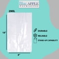 thumbnail image 3 of 2 Mil Expandable Gusseted Poly Bags LDPE - 8"X4"X18" & (1000 Bags), 3 of 7