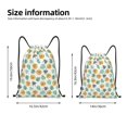 thumbnail image 2 of Fotbe Tiger Leaves Bolsa Mochila con Cordón Estampada, Bolsa de Gimnasio Deportiva, Bolsa Cinch, Bolsa con Cordón para Hombres y Mujeres-Medium, 2 of 6