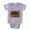 Heather Grey, variant on CafePress - FIN Bloodhound Portrait - Cute Infant Baby Football Bodysuit