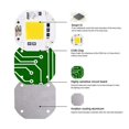 thumbnail image 3 of Chip Led de alto brillo para el hogar, módulo de Chip de matriz LED de 10W, 20W, 30W, 50W, 220V, blanco cálido y blanco frío, Bombilla para exteriores, bricolaje, 3 of 4