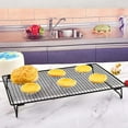 thumbnail image 3 of Multifunctional Steel Nonstick Baking Rack with Collapsible Legs for Baked Goods, 3 of 8
