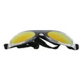thumbnail image 3 of Gafas de sol para perros con protección UV, gafas para perros, protección contra el desgaste de los ojos con correa ajustable para perros pequeños, negro y rojo, 3 of 14