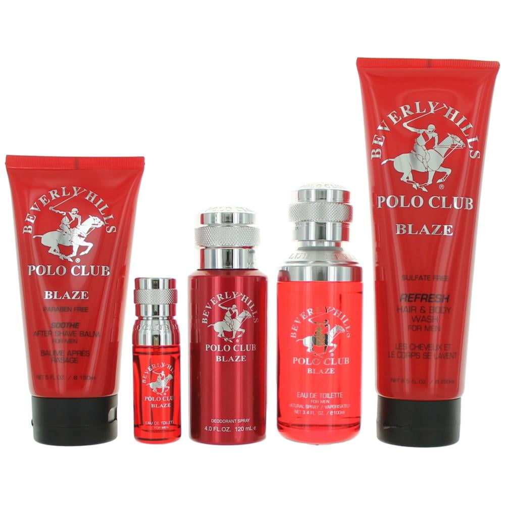 BHPC Blaze by Beverly Hills Polo Club, 5 Piece Gift Set men Deo Spray