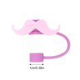 thumbnail image 6 of KGJQ 2Pcs Silicone Straw Cap 10mm Inner Diameter Bear Design Straw Cover Dust-Proof Straw Protector for Cups And Bottles Reusable Drink Lid Stopper, 6 of 8