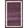 thumbnail image 1 of Unique Loom Del Mar Collection Contemporary Transitional Area Rug, 3' 3" x 5' 3", Violet/Ivory, 1 of 2