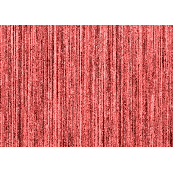 Ahgly Company Indoor Rectangle Abstract Red Contemporary Area Rugs, 5' x 8'