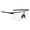 Black frame transpar, variant on Yihuala Windproofed Goggle Transparents Lens Airsofts Paintball Goggle for Motorcycles Biking