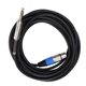 thumbnail image 3 of Cable XLR hembra a 6,35 mm Cable grande de interconexión de señal balanceada de 3 núcleos para micrófonos amplificador altavoz, 3 of 14