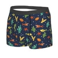 thumbnail image 2 of Disketp Shells And Seaweed Men'S Boxer Briefs,Soft And Breathable Cotton Underwear With Comfortflex Waistband, 2 of 8