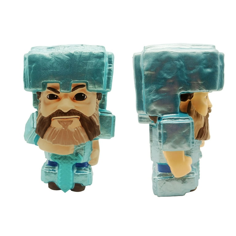 Minecraft, Mighty Mega Squish Me, MMS Diamond Steve, Action Figure - Main Image