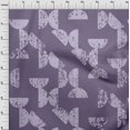 thumbnail image 4 of oneOone Cotton Cambric Violet Fabric Geometric Half Circle Craft Projects Decor Fabric Printed By The Yard 56 Inch Wide, 4 of 4