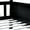 Black, variant on Twin over Twin over Twin Bunk Bed of Rubber Wood, Detachable | Protect from Falls, Fit Bedroom Needs