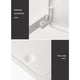 thumbnail image 3 of Yuarrent Cubo de basura conveniente y duradero cuadrado para cualquier espacio Papeleras Cubo de basura Cubo de basura Cubo de basura Suministros de limpieza para el hogar blanco S, 3 of 6