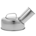 thumbnail image 1 of 1Pcs Urinal Bottle For Men Silver Spill Proof Portable Adequate Capacity, 1 of 8