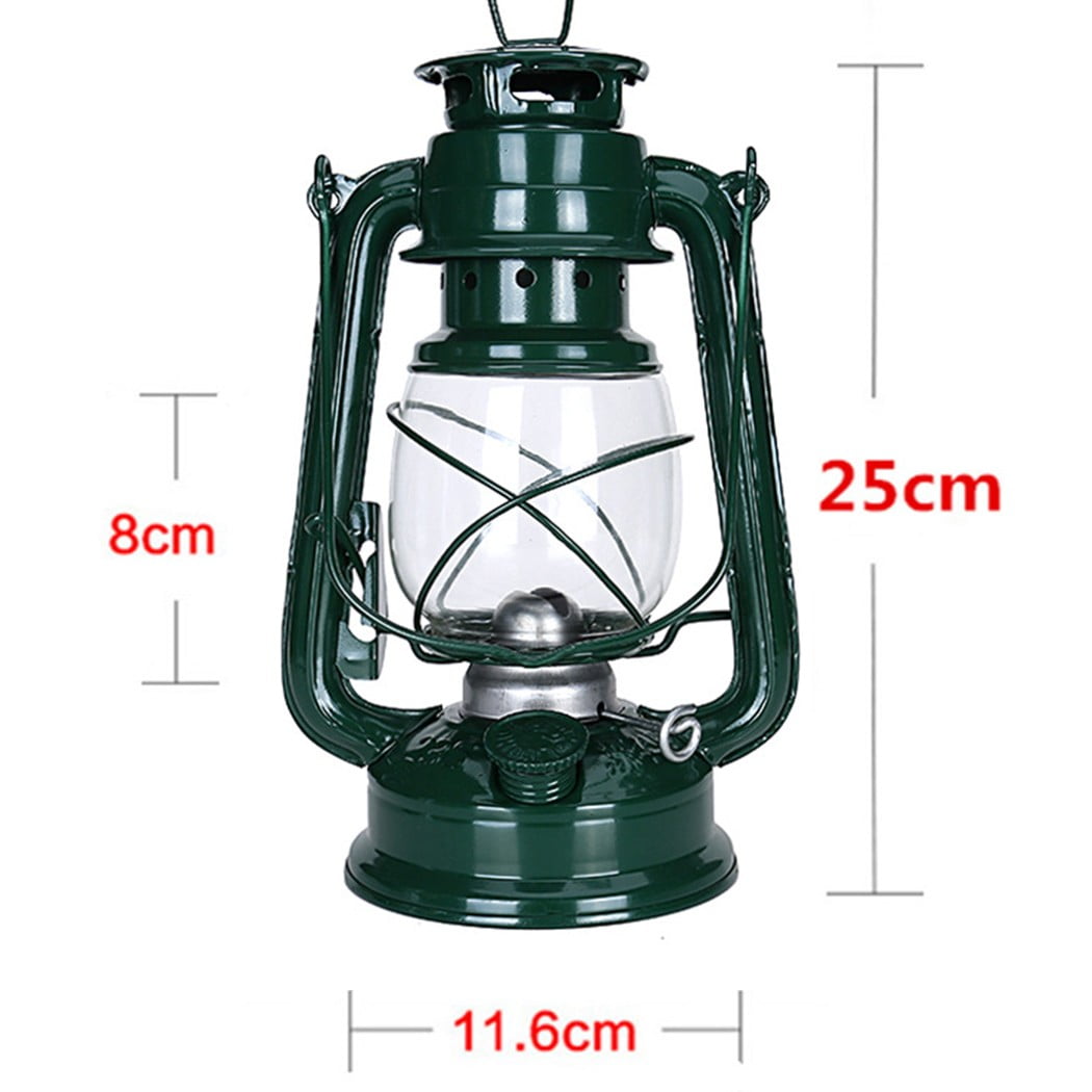 Traditional Oil Hurricane Lantern Kerosene Paraffin Camping Lamp Fuel Outdoor 