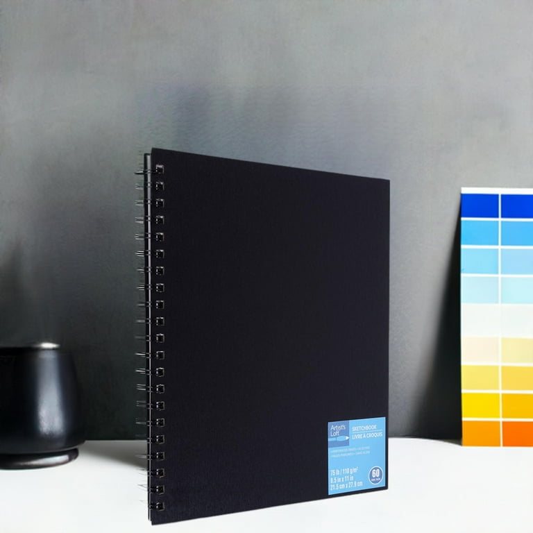 Black Wirebound Sketchbook by Artist's Loft™ - Walmart.com