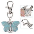 thumbnail image 2 of EeaseMX 1 llavero colgante con forma delicada, reloj de bolsillo de cuarzo con dibujos animados, portátil, para estudiantes, mujeres, color azul., 2 of 7
