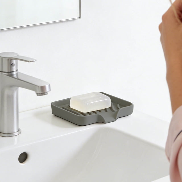 Purpose Kitchen Soap Dish and Drain Rack Organizer for Efficient Drying and Storage in Area