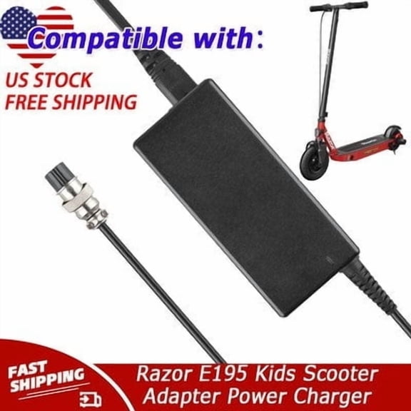 24V AC/DC Adapter Compatible with Razor Power Core E195 150W Kids 13112169
