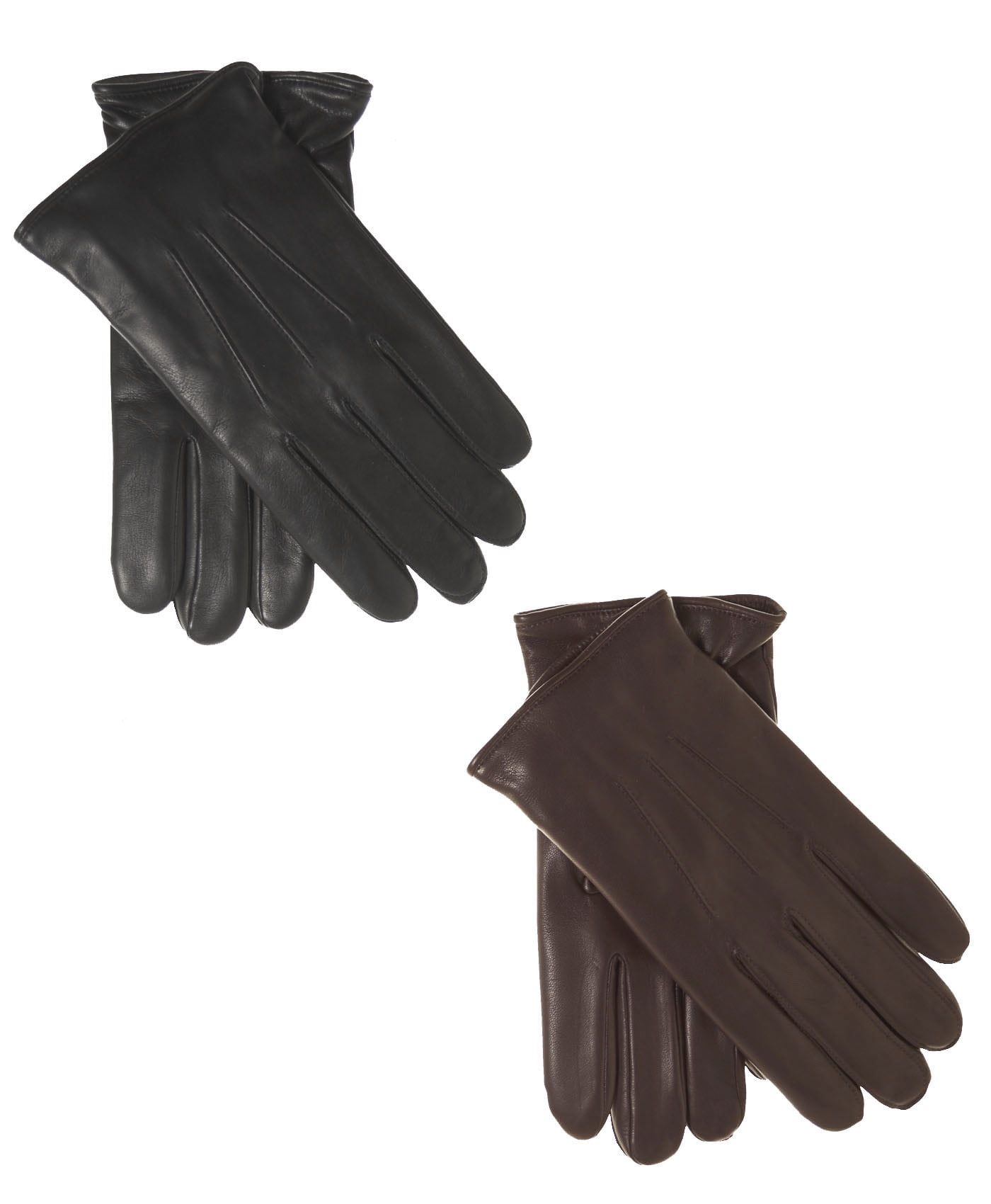 Fratelli Orsini Mens Italian Unlined Leather Gloves