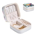 thumbnail image 2 of Mother's Day SnailPortable Jewelry Box with Metal Zipper and Adjustable Grid Interior, 2 of 6