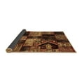thumbnail image 2 of Ahgly Company Indoor Square Patchwork Brown Transitional Area Rugs, 7' Square, 2 of 4