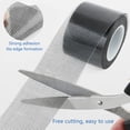 thumbnail image 2 of UHIAGREE 2in x 16.4ft Window Screen Repair Tape, Strong Adhesive & Waterproof Mesh Patch (Black), 2 of 7