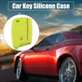 thumbnail image 2 of Coche Llave Silicona Estuche 3 Botones Panal Patrón Coche Llave Cubierta Verde, 2 of 6