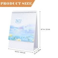 LIYUNMIAO Fresh Calendar Countertop Calendar Plan Schedule Calendar