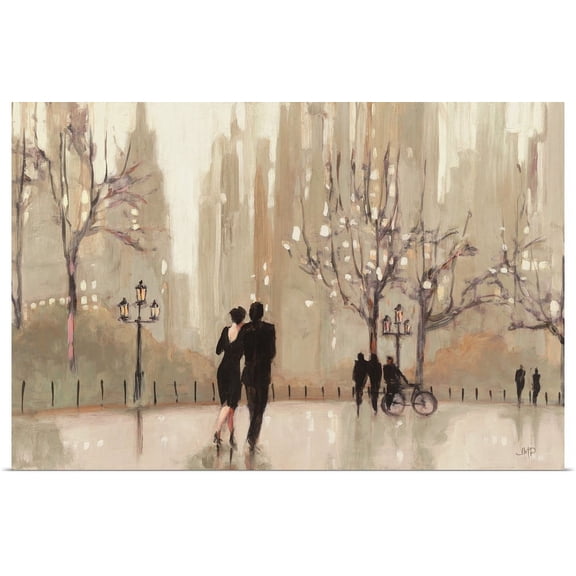 Great BIG Canvas | "An Evening Out Neutral" Art Print - 36x24