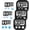 Black & White, variant on WYSHOP Digital Kitchen Timers for Cooking Kids White 6 Pack