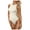 Beige#2, variant on GaThRRgYP Womens Bodysuits under $5,Women's New Fashion Splicing Swimsuit Casual Bikini Piece Swimsuit