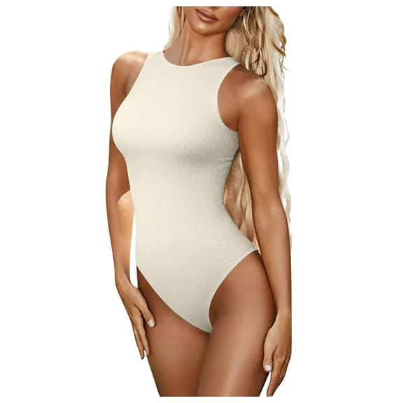 GaThRRgYP Womens Bodysuits under $5,Women's New Fashion Splicing Swimsuit Casual Bikini Piece Swimsuit