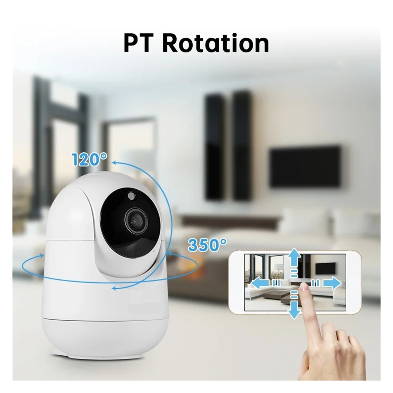 5 Million WiFi Camera Tuya Smart Home Indoor Wireless IP Surveillance 5 Million WiFi Camera Tuya Smart Home Indoor Wireless IP Surveillance