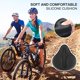 thumbnail image 5 of Funda de sillín de bicicleta de gel grande con gel de silicona acolchado de espuma viscoelástica, sillín hueco antideslizante para hombres y mujeres Rojo Verde Cocina, Decoración y Otros, 5 of 5