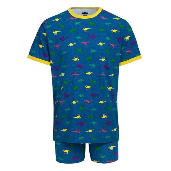 ThinkGeek, Inc. Dinosaur Dino-Mite! Men's Shirt & Boxer Briefs Sleep Set | X-Large Male