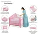 thumbnail image 5 of Cuna Colecho D’Bebé con 2 Niveles Mosquitero Acolchonado - Rosa, 5 of 7