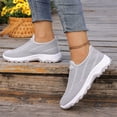 thumbnail image 6 of EKVAHL Orthopedic Dress Shoes for Women Slip‑on Soft Sole Walking Shoes, Breathable Knit Mesh Casual Sneakers, Lightweight Non‑Slip Comfort Workout Travel Daily Footwear for Ladies, 6 of 6