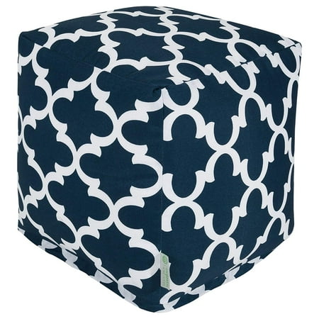 Outdoor Plastic Ottoman - Majestic Home Goods Trellis Indoor/Outdoor Ottoman Pouf Cube