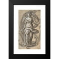 thumbnail image 2 of Hinrich Degener 12x18 Black Modern Framed Museum Art Print Titled - Standing Female Figure with an Anchor (Spes) (1600-1630), 2 of 5