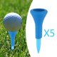 thumbnail image 4 of 5 uds. Tees de goma suave para Golf, alfombril casi irrompible, accesorios flexibles de plástico, de entrenamiento para práctica de rango, reg Azul DYNWAVEMX Titular de tee de golf, 4 of 8