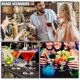 thumbnail image 5 of 24 Pieces Wine Glass Charms Labels, Silicone Wine Glass Beverage Markers, Compatible with Bar Party Martini Cocktail Champagne Stemware, 5 of 5