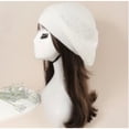 thumbnail image 1 of CNKOO Autumn winter simple knit hat Woolen hat pile pile hat, 1 of 5
