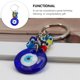 thumbnail image 2 of EeaseMX Turco Diablo Azules Ojos Colgando Llavero Coche Colgante Ornamento Mano Tenedor, 2 of 7