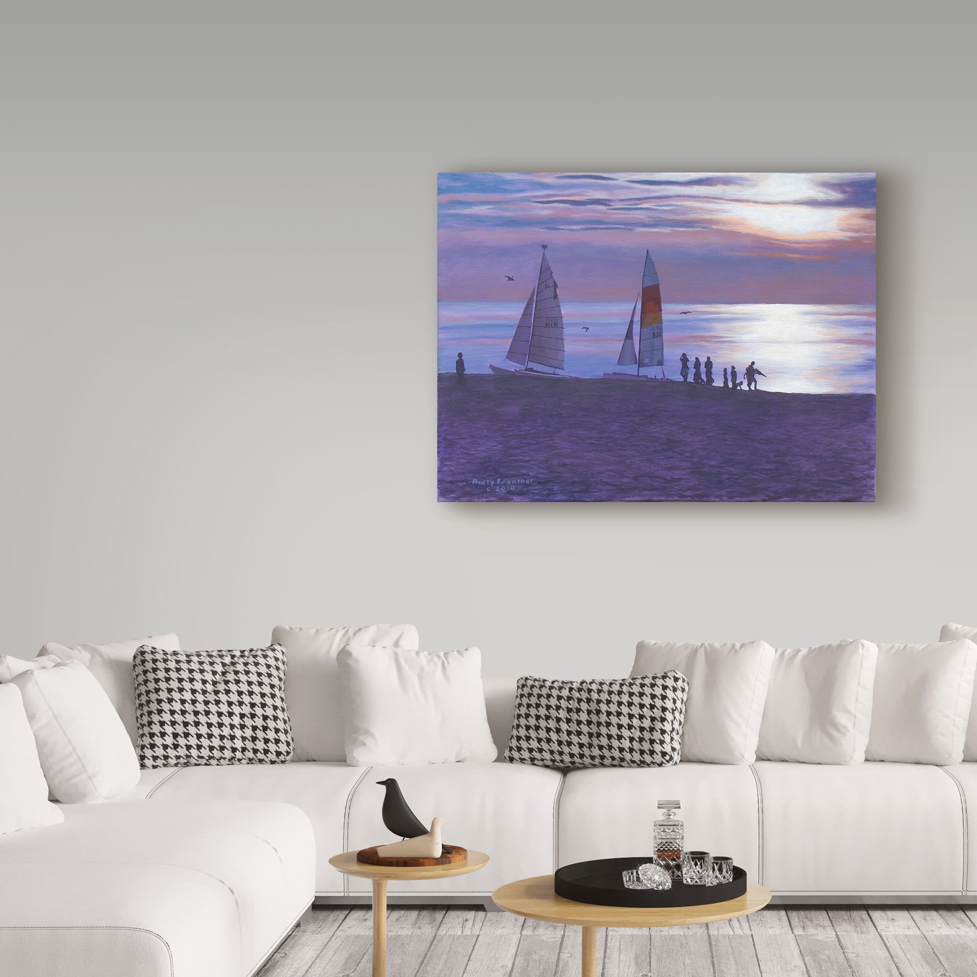 Trademark Fine Art 'Weco Beach' Canvas Art by Rusty Frentner