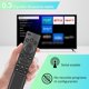 thumbnail image 3 of Control Remoto de Voz para Samsung Smart TV, Mando a Distancia Universal Repuesto TV LED/QLED 4K/8K/UHD/HDR, Botones Nflix/P Video, con Funda Azul Luminoso, 3 of 7