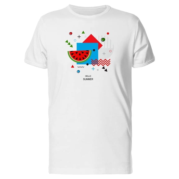 Summer / Geometric Watermelon Tee Men's -Image by Shutterstock
