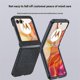 thumbnail image 4 of For Motorola Razr 60 Case Ultra Thin Leather Coated Hard Pc Folding Phone Cover, 4 of 5